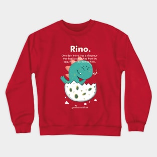 Rino The Dinosaurs Crewneck Sweatshirt